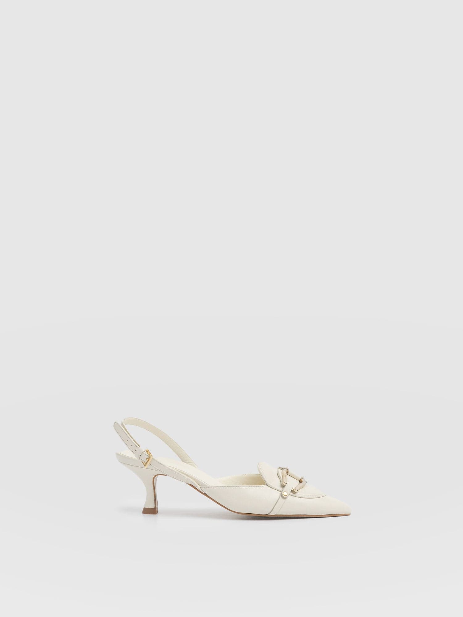 Bridget Sling Back Heels - Cream - Women's Sandalss | Saint + Sofia® USA